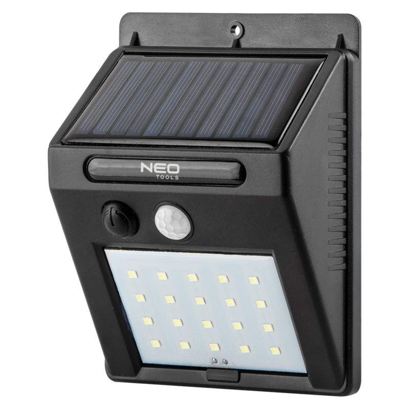 Lampa solarna NEO TOOLS ścienna 20 SMD LED 250 lm 1 szt