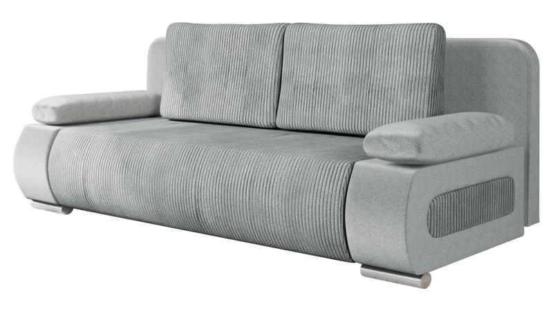 Kanapa rozkładana MIRJAN 24 Emma Sztruks popielaty/jasny szary 1 szt.