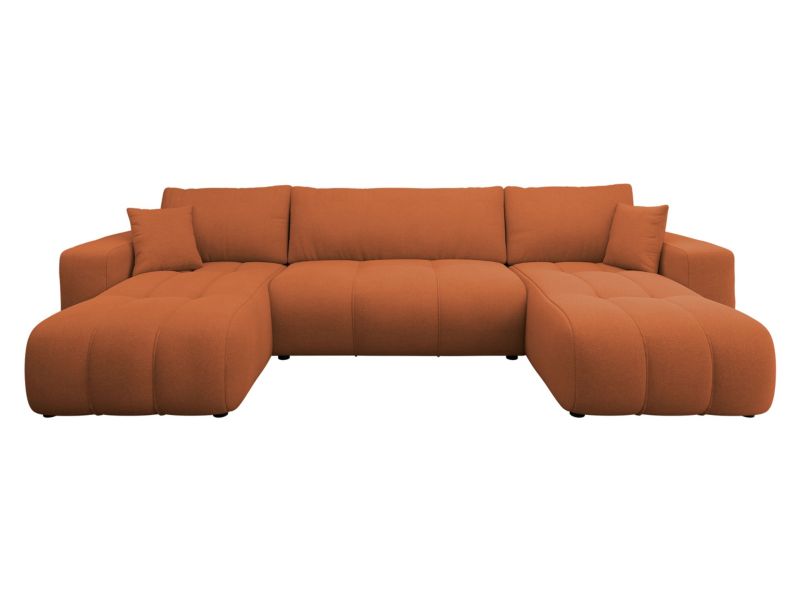 Narożnik z funkcją spania MIRJAN 24 Furyn U miedziany 1 szt.