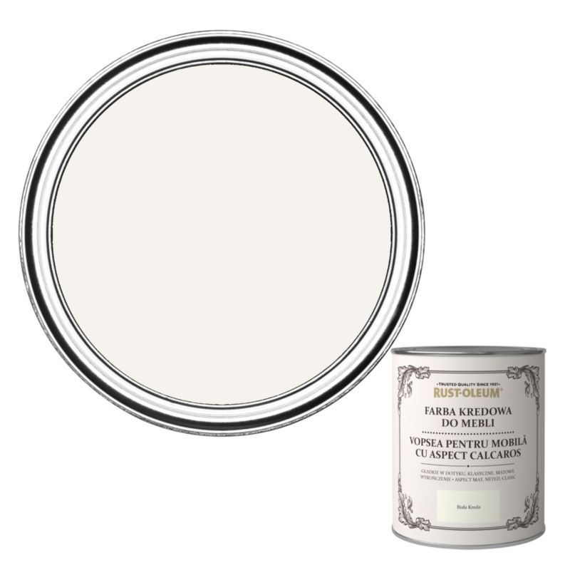 Farba kredowa do mebli Rust-Oleum biała kreda 0,125 l