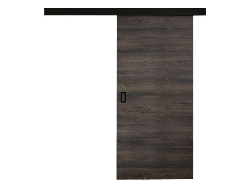 Drzwi przesuwne wewnętrzne MIRJAN 24 Werdi 80 + samodomykacz jesion ciemny 1 kpl.