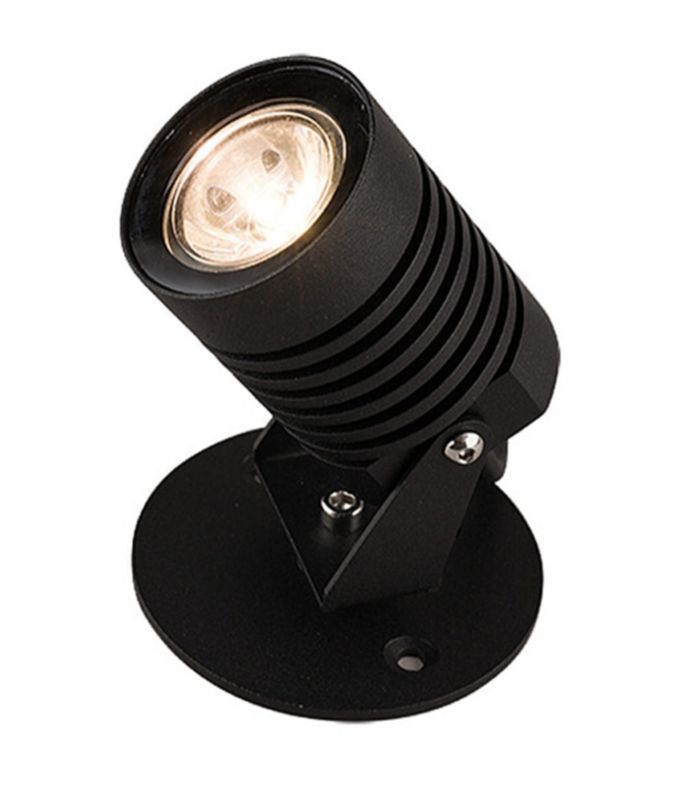 Kinkiet ścienny zewnętrzny Nowodvorski Lighting Spike czarny LED 5W 3000K 330lm IP54 wym: 18 x 5 x 5 cm aluminium - 1 szt.
