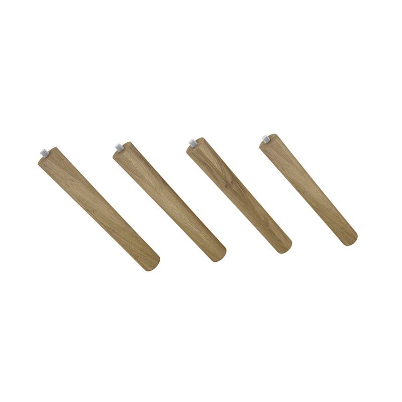 Nóżki do szafki Oltens Hedvig 24,3 cm dąb naturalny 4 sztuki - 1 szt.