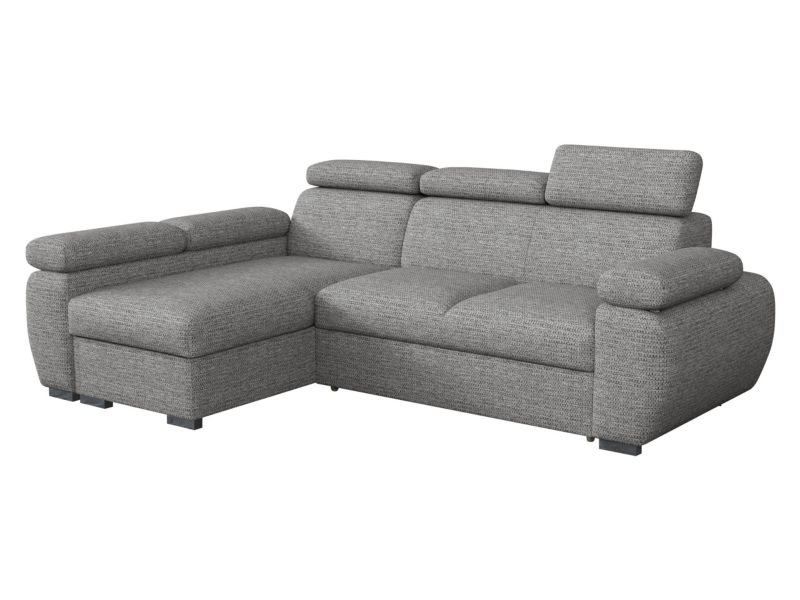 Narożnik z funkcją spania MIRJAN 24 Boston Mini lewy LC+2R szara plecionka 1 szt.