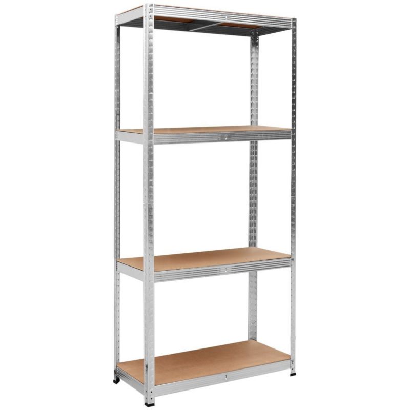 Regał magazynowy Gockowiak 4 poziomy 174x80x40 600 kg srebrny - 1 szt