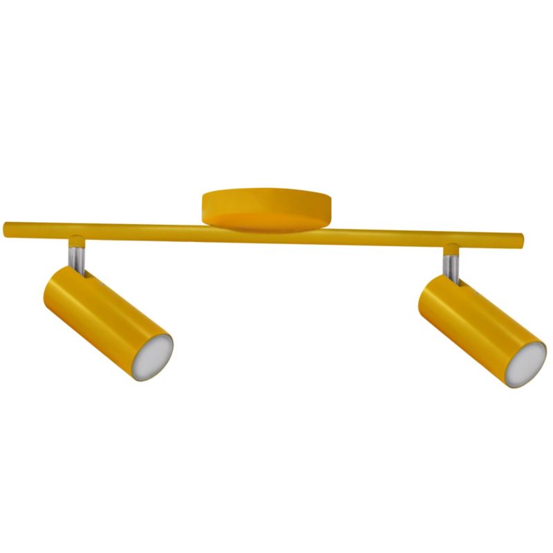 Kinkiet ścienny Polux Gavi żółty LED 9W 3000K 480lm IP20 wym: 17,5 x 40 x 10 cm - 1 szt.