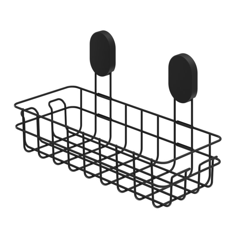 Koszyk prysznicowy duży GoodHome Cavally czarny