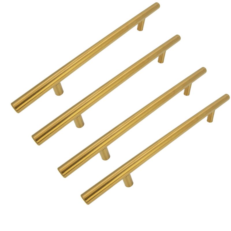 4 x Uchwyt meblowy Reling 192 mm złoty 4 szt