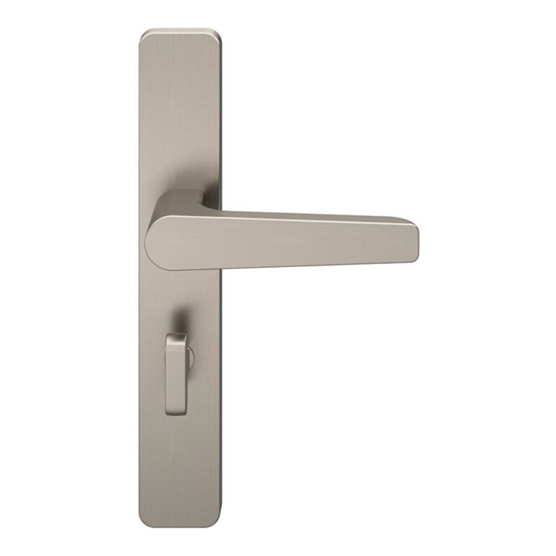 Klamka GoodHome Robust szyld WC nikiel satyna