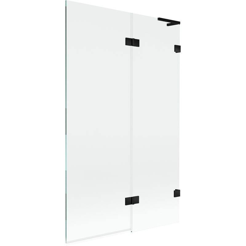 Parawan nawannowy dwuskrzydłowy Mexen Lunar L czarny 110x150 cm - 897L-110-100-70-00-P 1 szt.