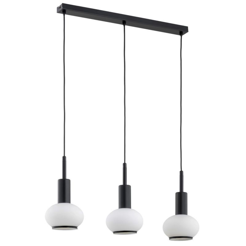 Lampa wisząca Alfa Zebra 3095 czarno-biała minimalistyczna 3xE14 x 10W 1 szt.