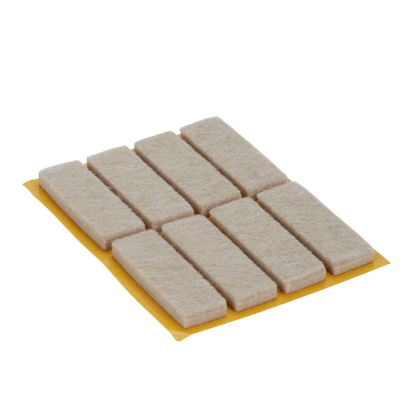 Podkładki samoprzylepne Diall filcowe 45 x 15 mm beżowe 8 szt.