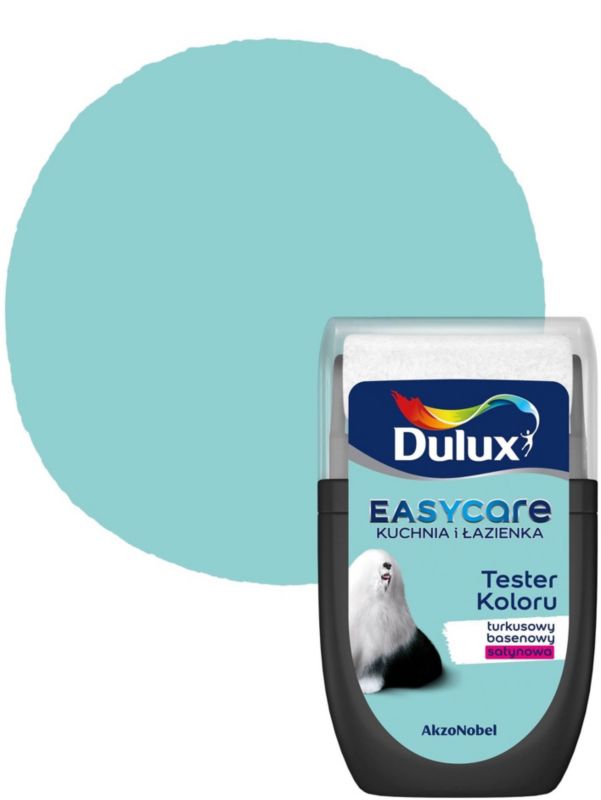 Farba Dulux EasyCare Kuchnia i Łazienka turkusowy basenowy satyna 30 ml