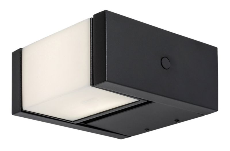 Kinkiet ścienny zewnętrzny Rabalux Cubbington czarno-biały LED 10W 4000K 720lm IP54 wym: 6 x 13 x 13 cm aluminium - 1 szt.
