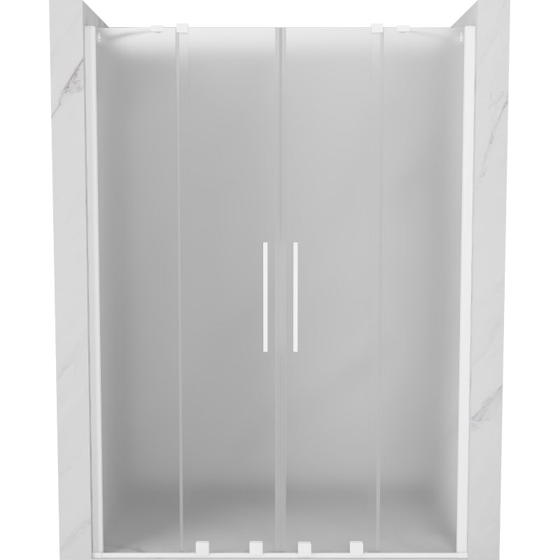 Drzwi prysznicowe rozsuwane Mexen Velar szron 140 cm 1 szt.