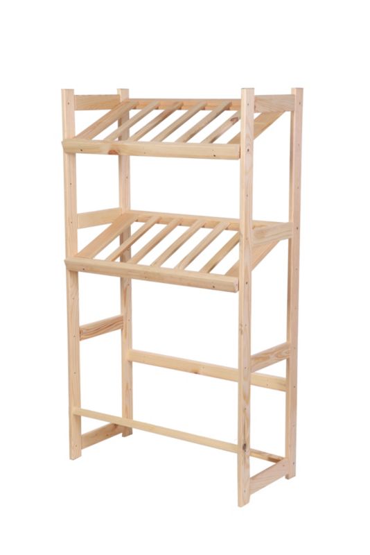 Regał na skrzynki MODO24 124,2 cm 3 półki naturalny 1 szt.