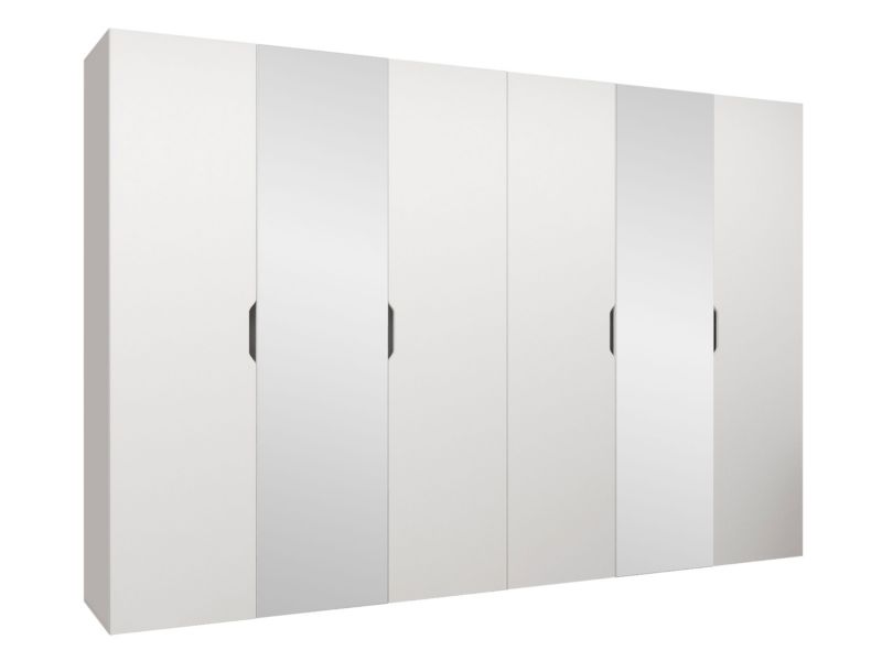 Szafa MIRJAN 24 Malaga 300 z lustrem biały 1 szt.