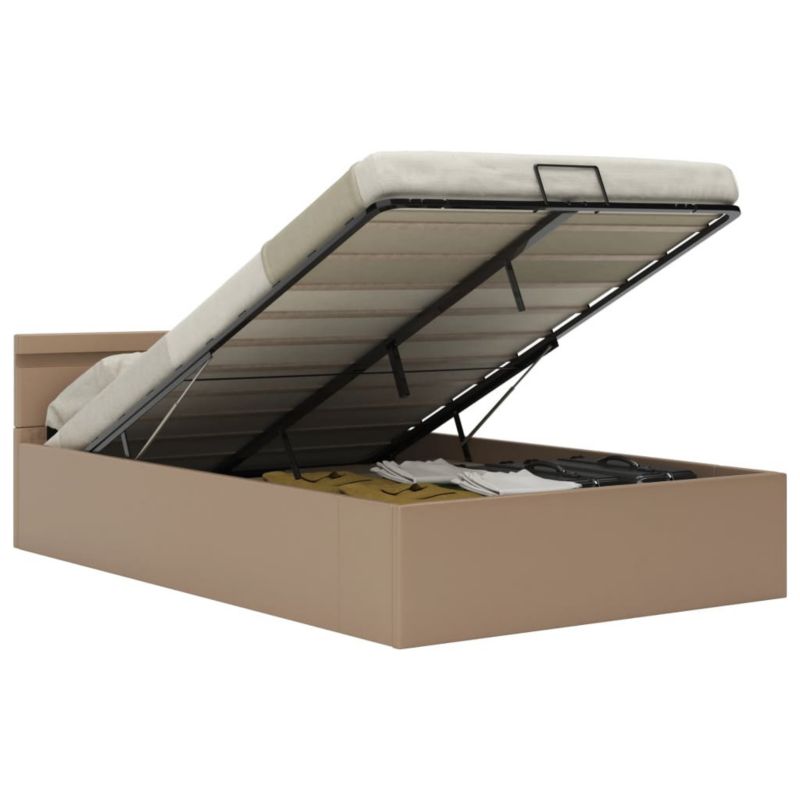 Łóżko tapicerowane WaszeMeble 140x200 brązowe WM-285561 1 szt.