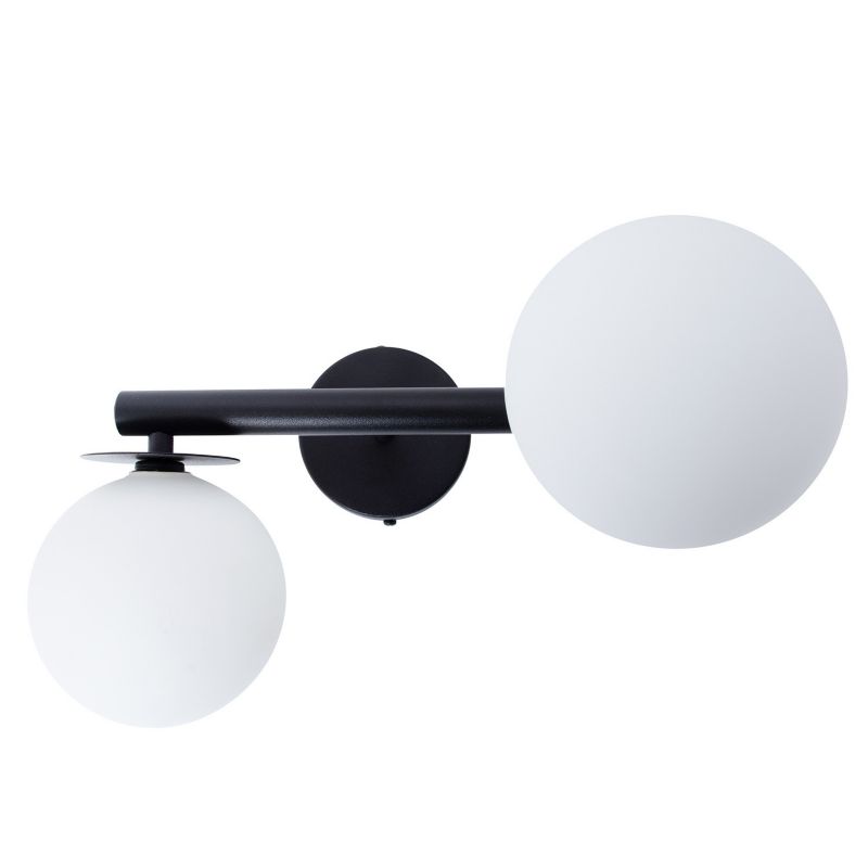 Kinkiet ścienny Sigma Lighting Avola czarno-biały 2 x G9 x IP20 wym: 19 x 31 x 25 cm - 1 szt.