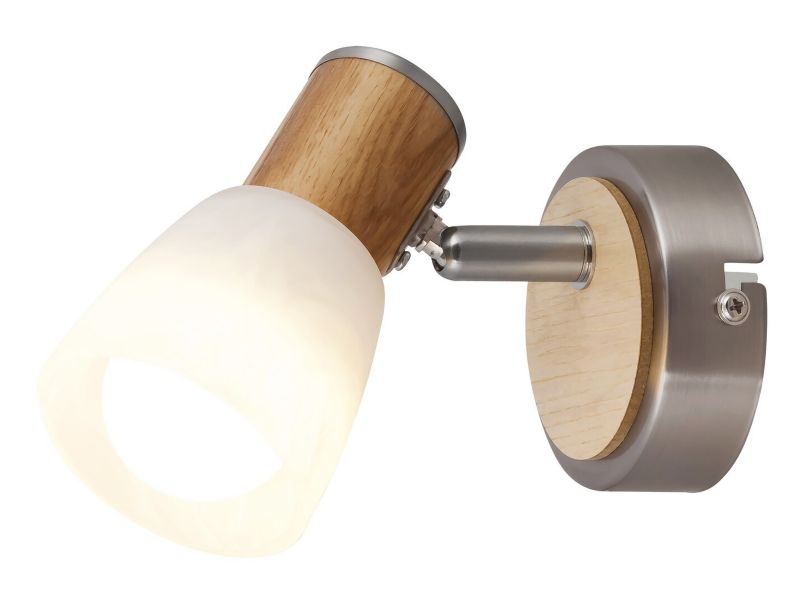 Kinkiet ścienny Rabalux Gavin chrom satynowany-biały 1 x E14 x 40W IP20 wym: 14 x 14 x 16,5 cm - 1 szt.