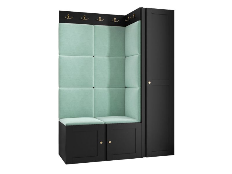 Zestaw MIRJAN 24 Orion Ramiro IX czarny + miętowy 1 kpl.