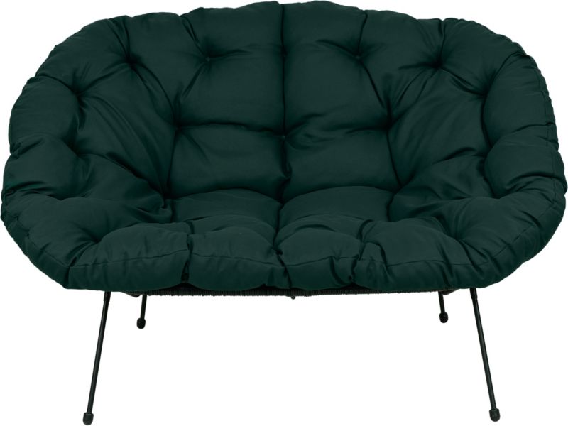 Poduszka na sofę żyłkową AMPO zielony gładki 1 szt.