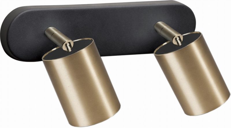 Oprawa sufitowa spot Nowodvorski Lighting Eye mosiądz-czarny 2 x GU10 x 10W IP20 wym: 25 x 7 cm - 1 szt.