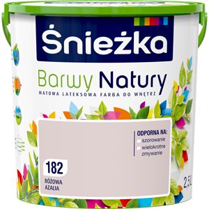 Farba Śnieżka Barwy Natury różowa azalia 2,5 l