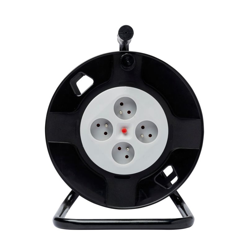 Bęben na przedłużacz 4 x 10 A max 40 m 3 x 1 mm2