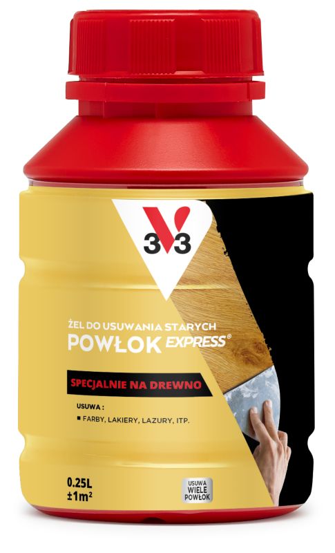 Środek do usuwania powłok z powierzchni drewnianych V33 0,25 l