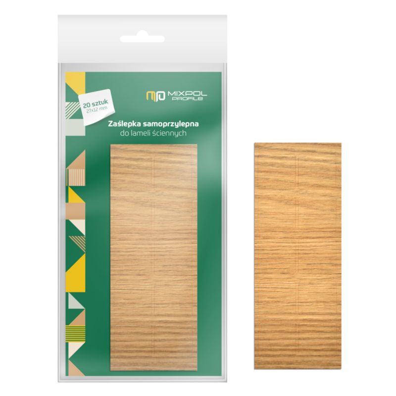 Zaślepka samoprzylepna 12 x 27 mm Dąb Wotan