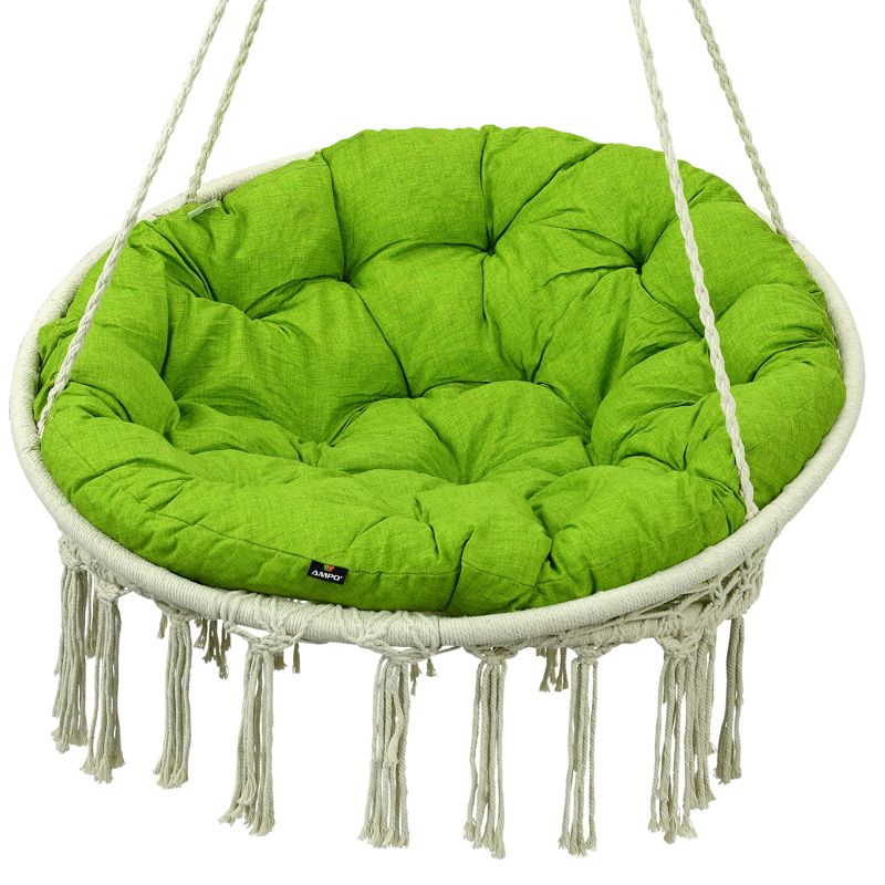 Poduszka na huśtawkę bocianie gniazdo AMPO jasny zielony 100 cm 1 szt.