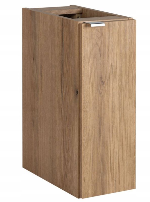 Szafka łazienkowa Furnidea 20 cm wisząca pod blat dąb coast evoke z drzwiami chrom NOVA OAK 1 szt.