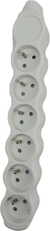 Przedłużacz mieszkaniowy Ecolina 6 gniazdek z uziemieniem 3 x 1,5 mm 1,5 m