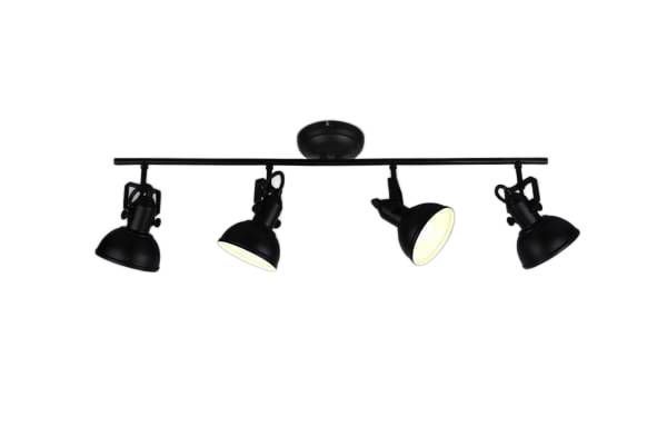 Lampa sufitowa wisząca RL Gina czarno-biała wym: 25,5 x 79,5 x 13 cm 4xE14 x 1 szt.