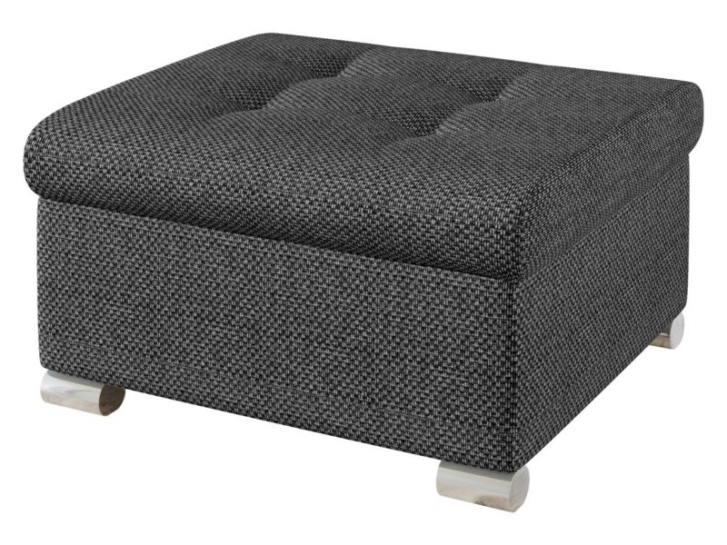 Pufa MIRJAN 24 Niko Mała czarna plecionka 1 szt.