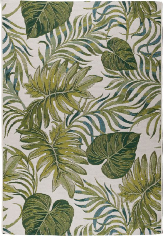 Dywan Multidecor Cappucino Outdoor na zewnątrz i do wewnątrz 120 x 180 cm liście zielony 1 szt.