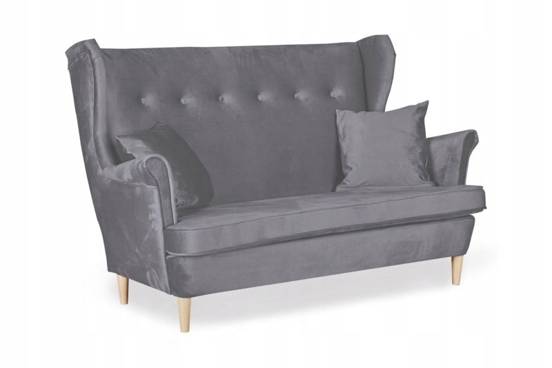 Sofa uszak do salonu nierozkładana Family Meble ARI szary 1szt