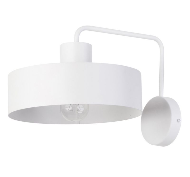 Kinkiet ścienny Sigma Lighting Vasco biały styl nowoczesny 1 x E27 x IP20 wym: 23 x 34 x 25 cm - 1 szt.