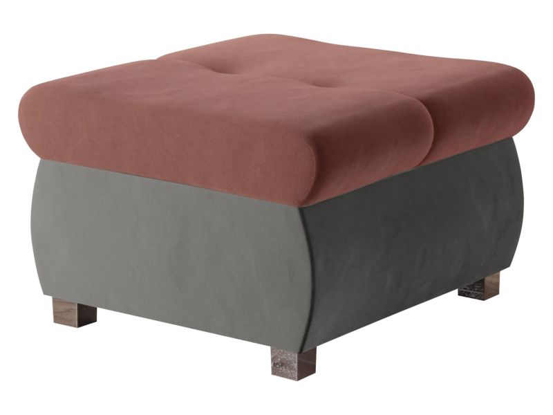 Pufa MIRJAN 24 Orkan Mała platynowy szary/róż indyjski 1 szt.