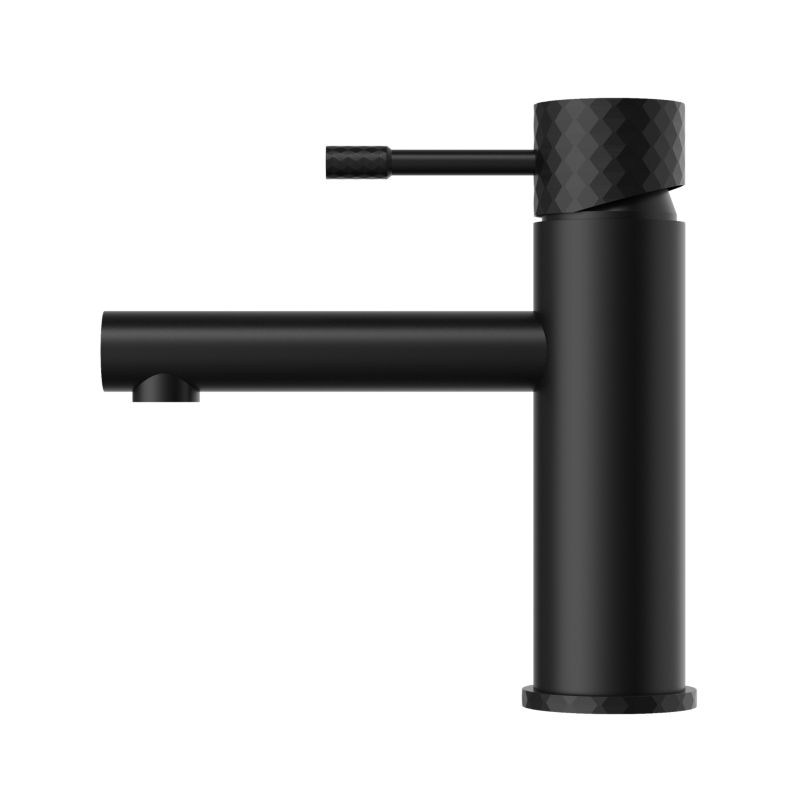 Bateria umywalkowa niska Granitan glami czarna nowoczesny kran 1 szt.