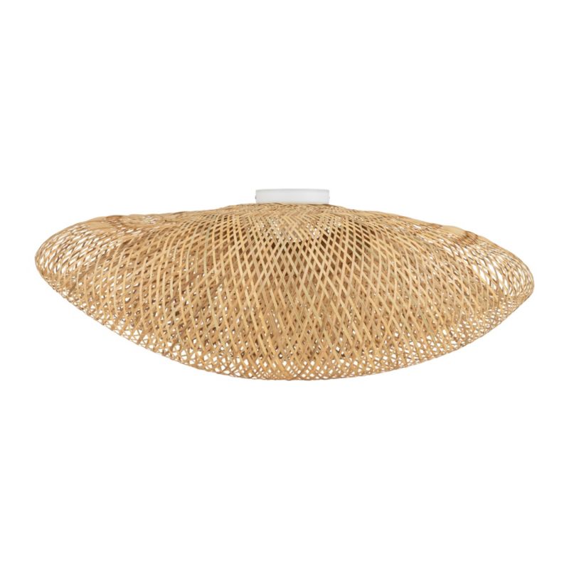 Lampa sufitowa wisząca Nowodvorski Lighting Havana L 1720 naturalne drewno-biała dekoracyjna 1xE27 x 25W 1 szt.