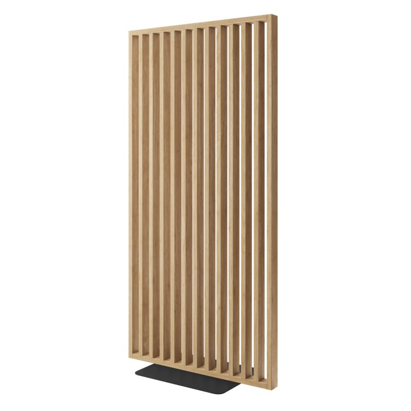 Ścianka Działowa z Podstawą - Gotowy zestaw - Dąb Natura - LAMELE3D - 1 szt.