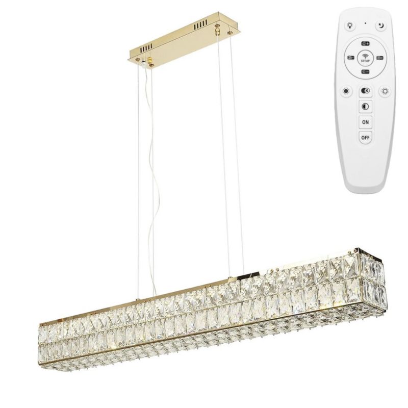 Lampa Sufitowa Wisząca Toolight Led App1566-Cp Złoty 1 Szt