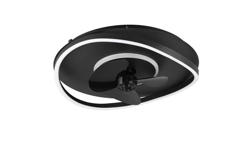 Wentylator sufitowy z lampą RL Sortland czarno-biały LED 30W 2700K - 6500K 3500lm pilot IP20 wym: 15 x 50 x 50 cm - 1 szt.