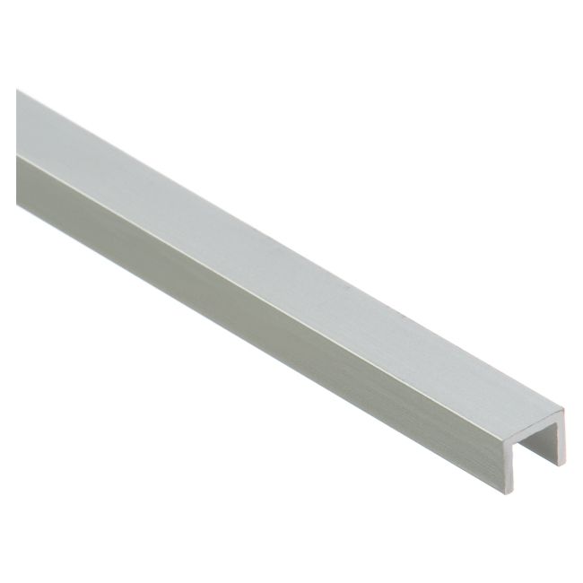 Forma U Cezar 10 x 8 x 1,5 mm 2,6 m aluminium srebrne