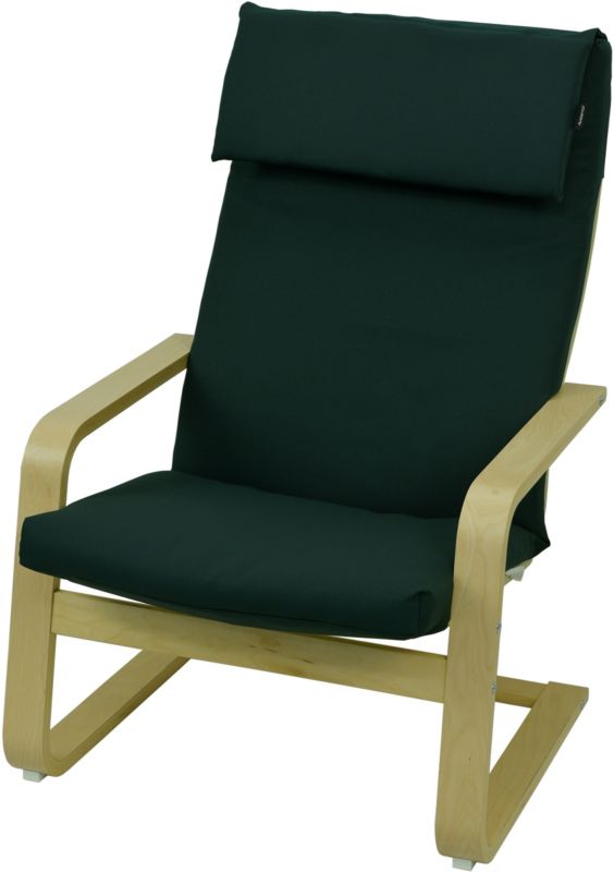 Poduszka na fotel Ikea Poang Pello AMPO zielony gładki 1 szt.