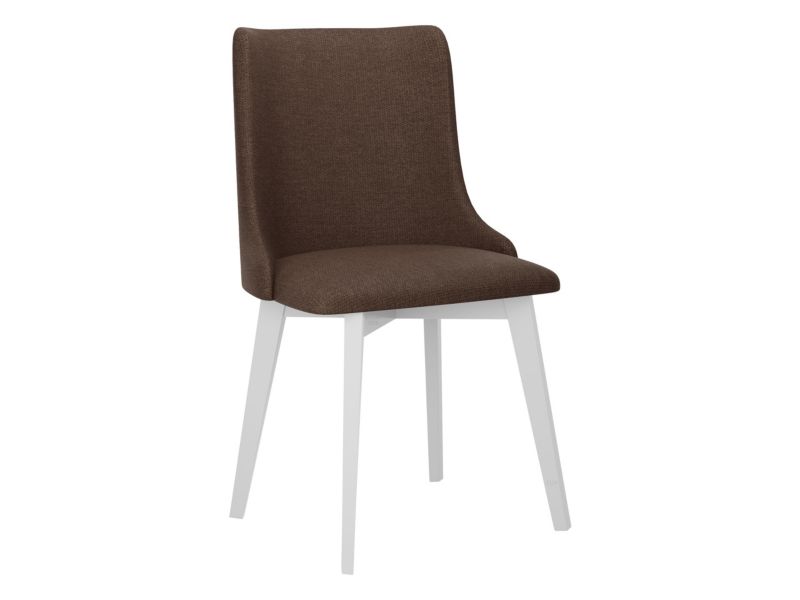 Krzesło MIRJAN 24 Monti 5 biały/strukturalny brąz 1 szt.
