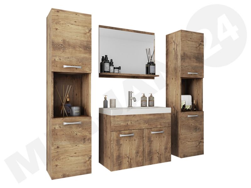 Meble łazienkowe MIRJAN 24 Montreal XL kastanien breslau 1 kpl.