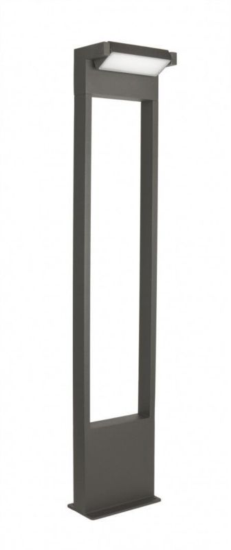 Lampa ogrodowa stojąca SU-MA Rota ciemnoszara LED 10W 4000K 720lm IP54 wym: 78 x 15 x 8,5 cm aluminium - 1 szt.